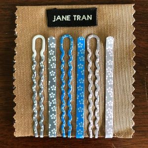 Jane Tran Metal Bobby Pin Set. New spring design